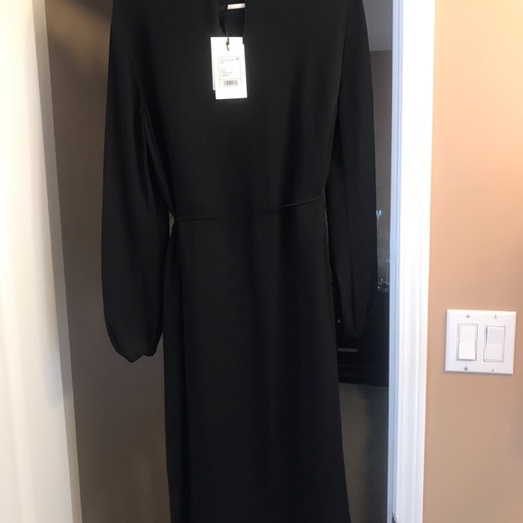 BNWT Theory Mock Neck Midi Dress - Size 4 - Picture 3 of 7
